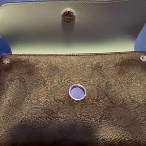 Coach brown/teal Reversable XBdy